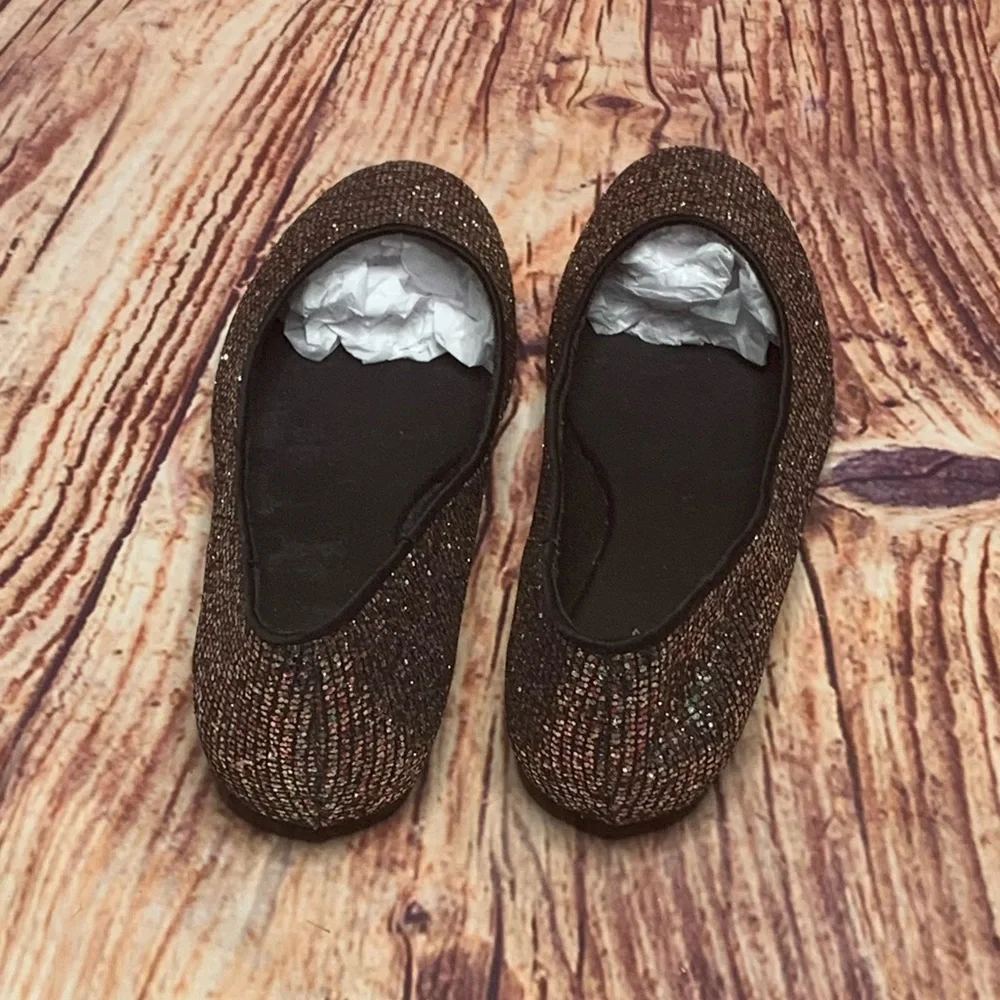 Cupcake Coutour Multi Sparkle Ballerina Shoe flat Never worn. Size 5 Med…